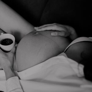 domowa sesja ciążowa