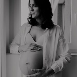 domowa sesja ciążowa