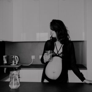 domowa sesja ciążowa