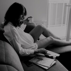 domowa sesja ciążowa