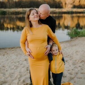 sesja ciążowa w plenerze