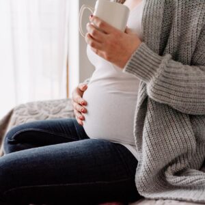 domowa sesja ciążowa