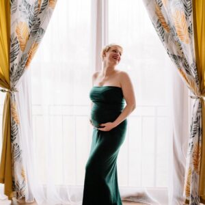 domowa sesja ciążowa