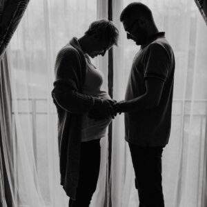 domowa sesja ciążowa