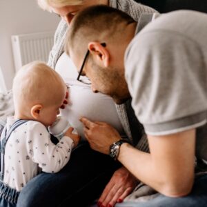 domowa sesja ciążowa