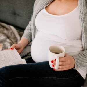 domowa sesja ciążowa